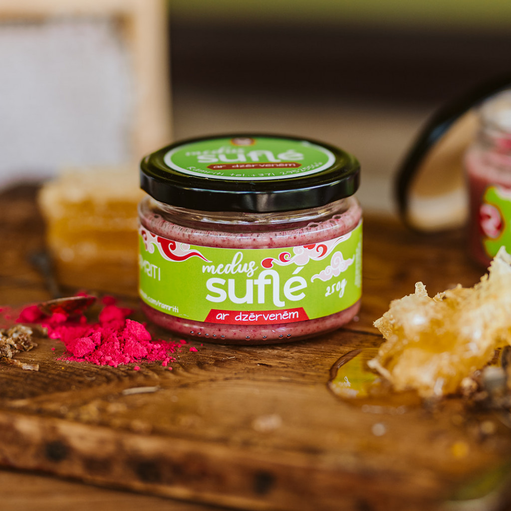 Dzērveņu medus suflē 250g