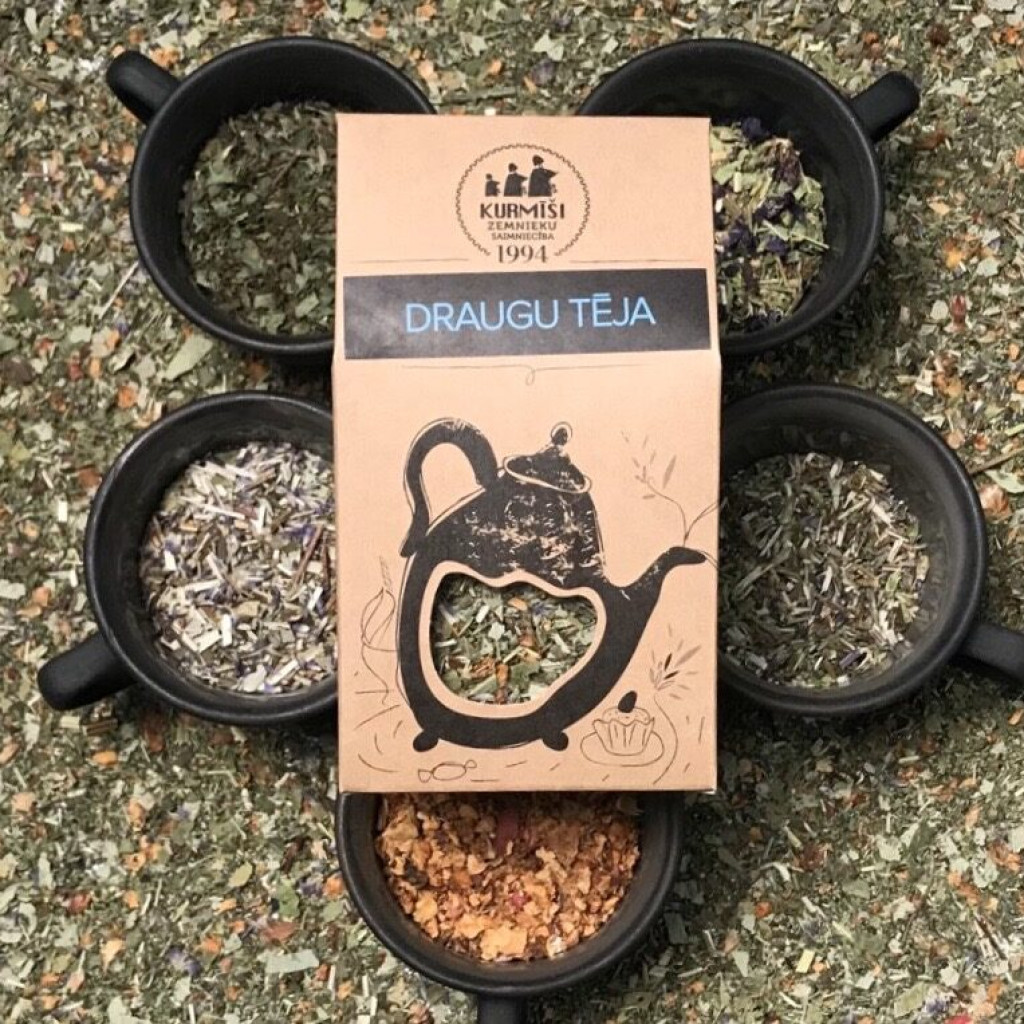 Zāļu tēja Draugu (beramā), bioloģiska 50g