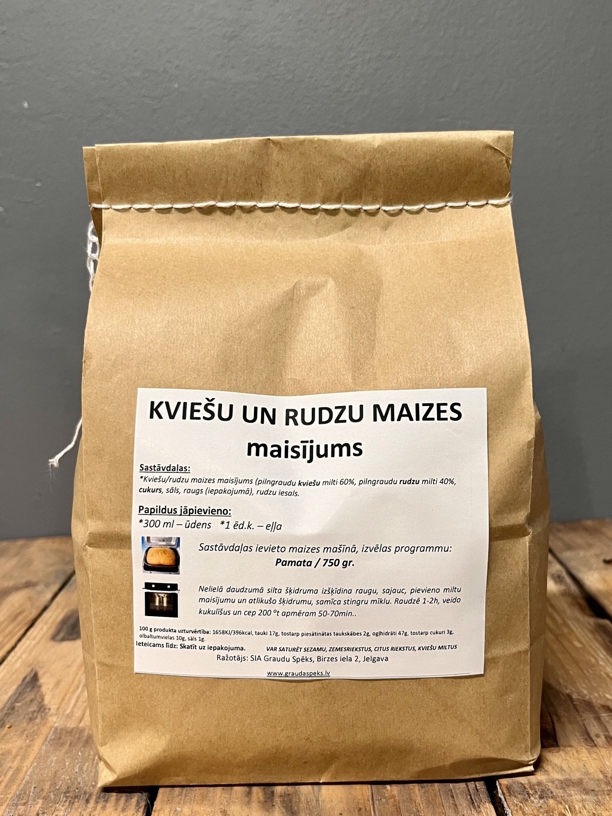 Kvietinės/ruginės duonos mišinys
