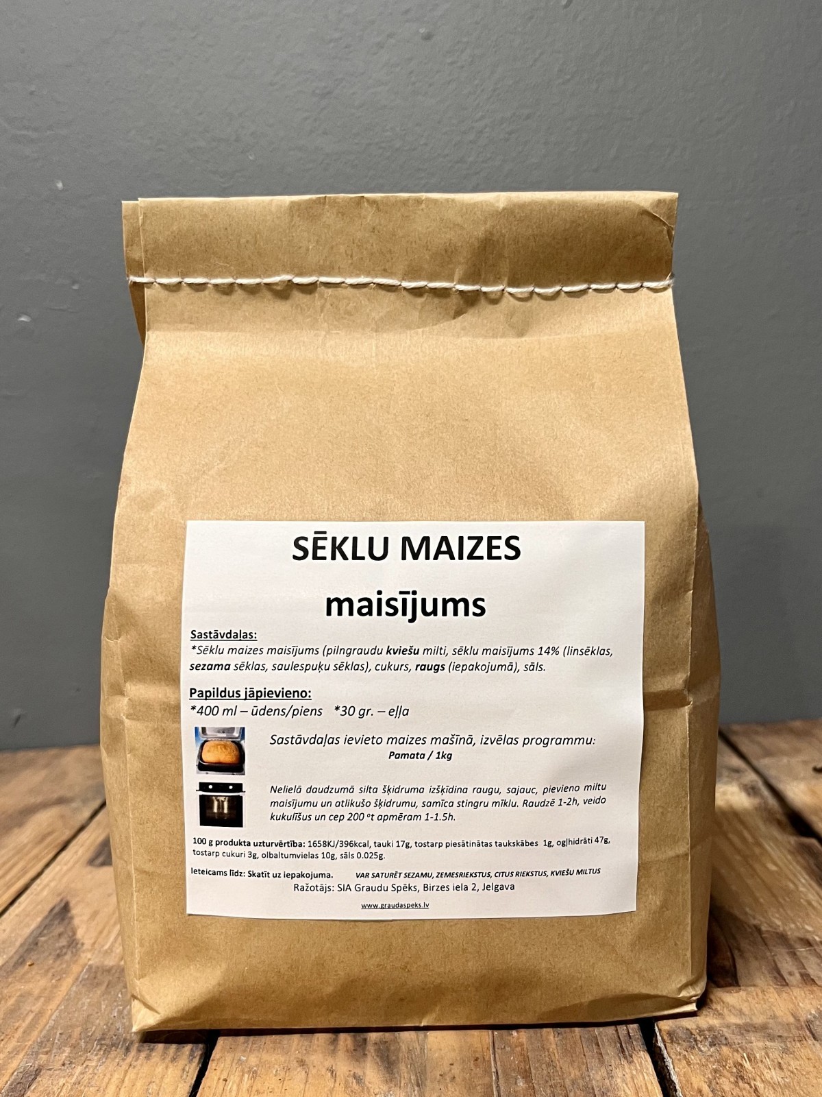 Seed bread mix