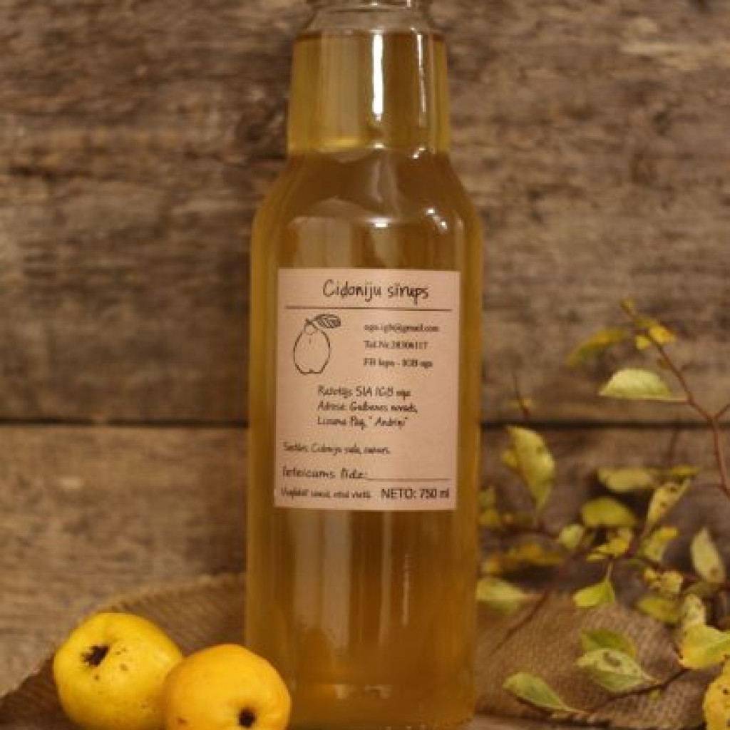 Svarainių sirupas 750ml