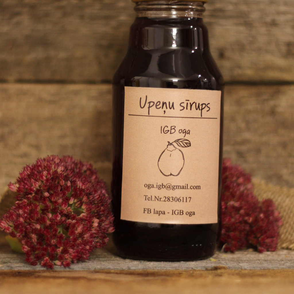 Upeņu sīrups 330ml
