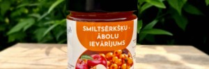 Sea buckthorn and apple jam