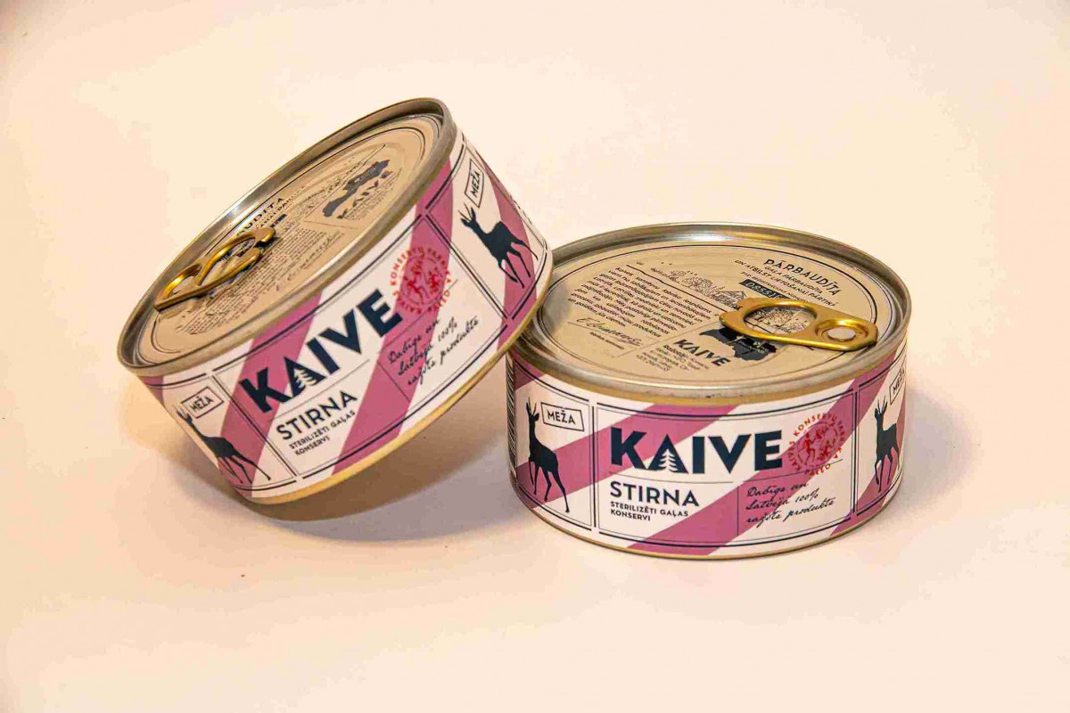 Canned roe deer meat (sterilised)