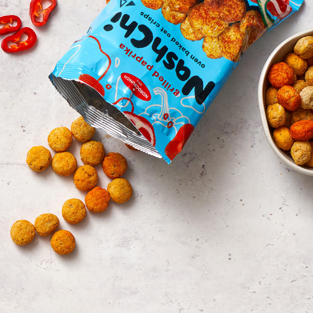 NashChi oat crisps, grilled pepper flavour 60 g