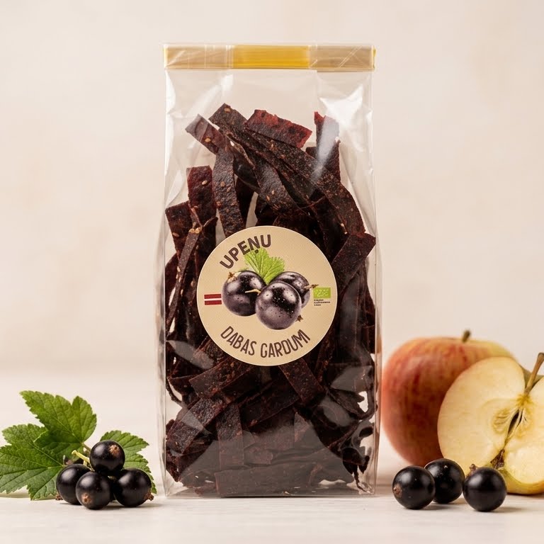 Juodųjų serbentų šiaudeliai, ekologiški, 35g