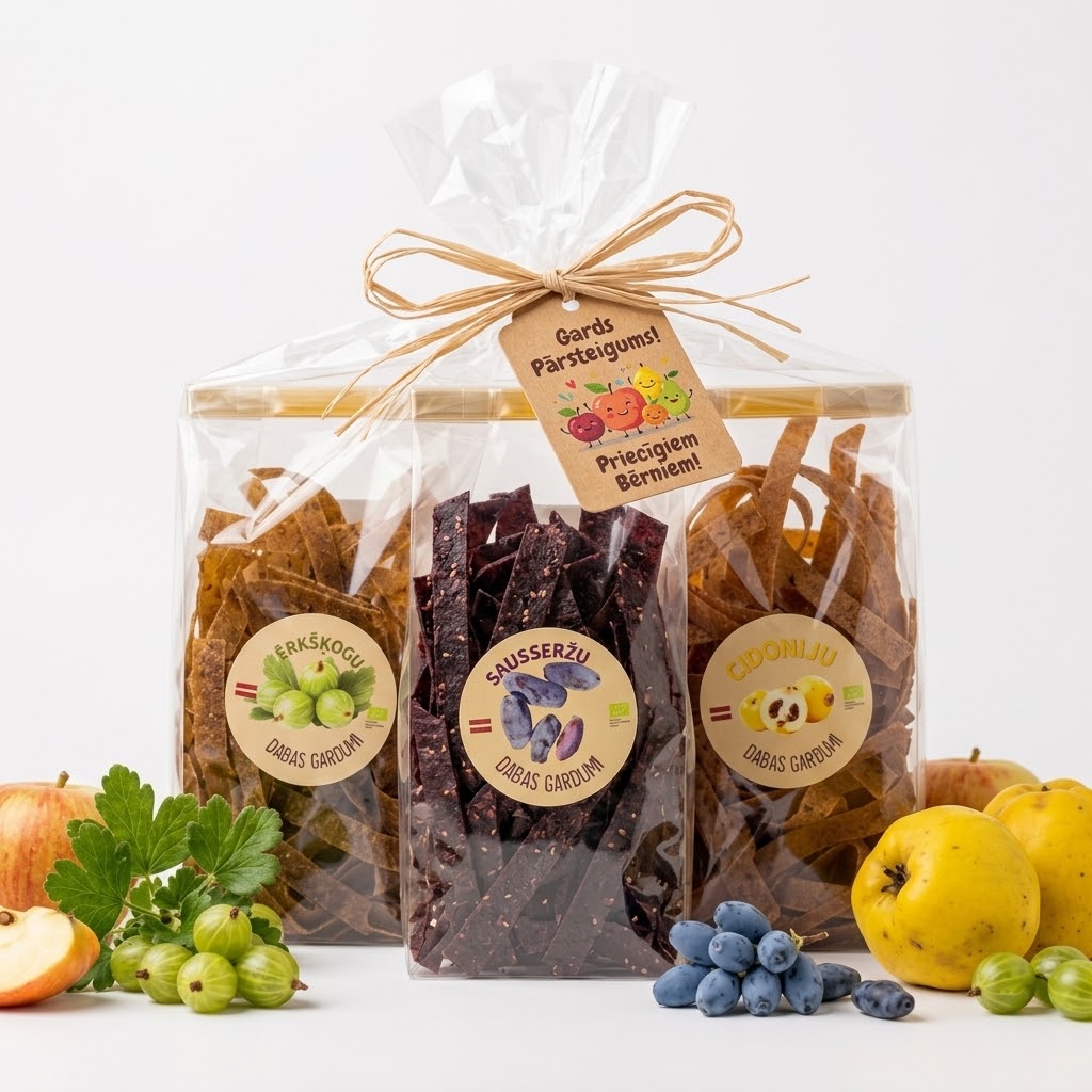 Berry straw set "Happy kids"