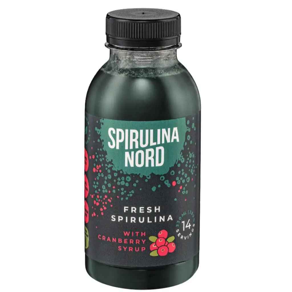 Spirulina jõhvikaga, 14 portsjonit, 330 ml