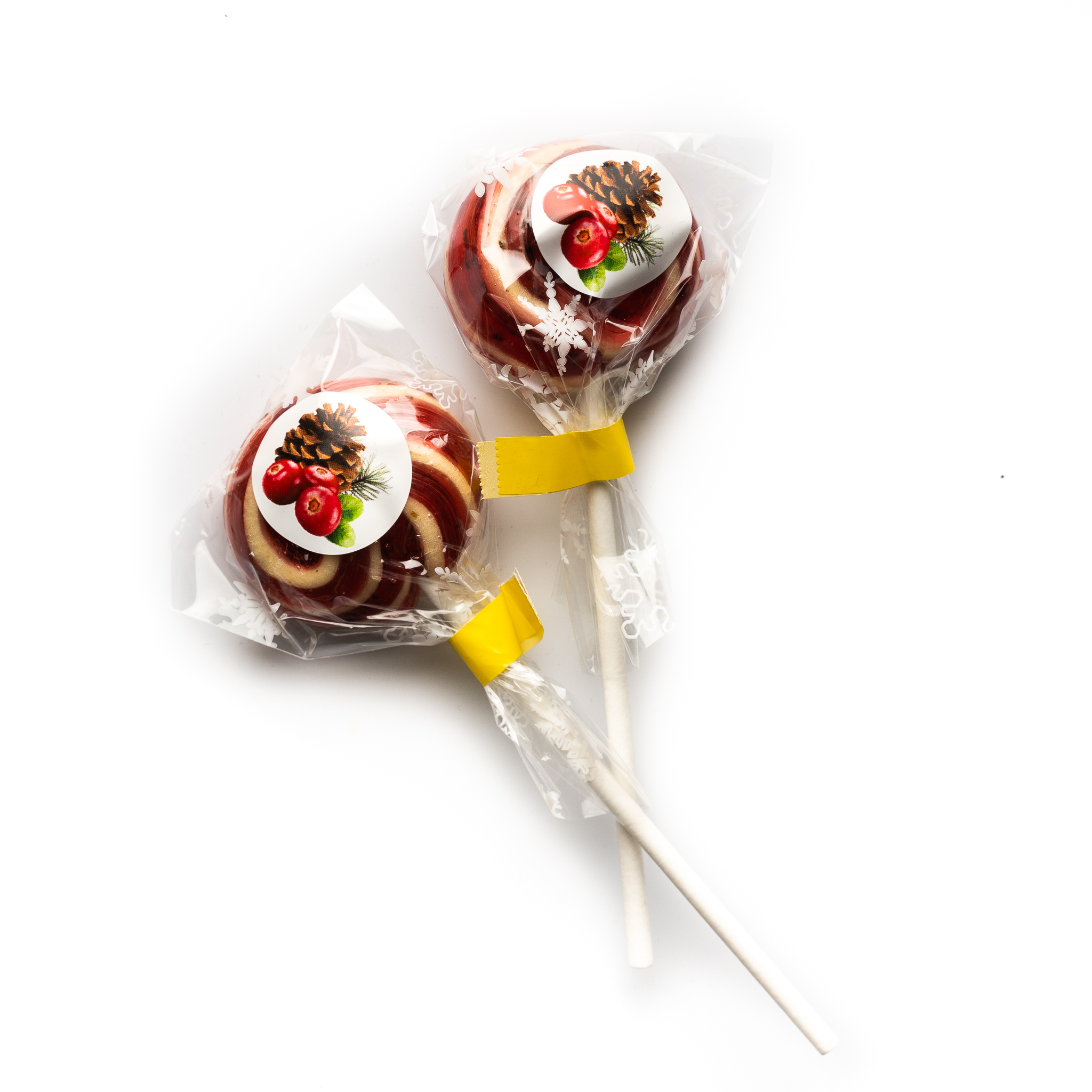 Pine cone and cranberry caramels 20g