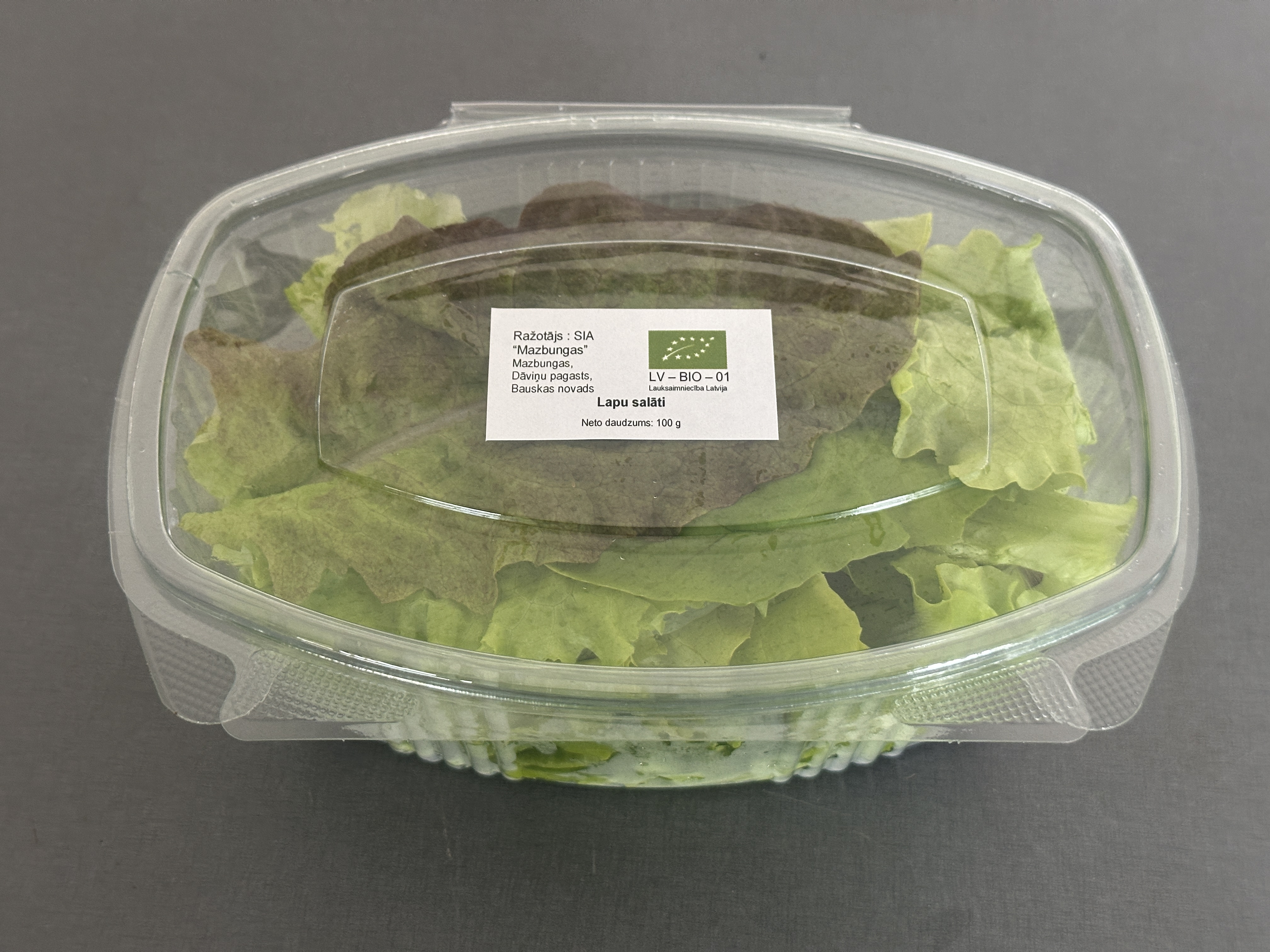 Lehtsalatisegu, mahe LV-BIO-01 100g