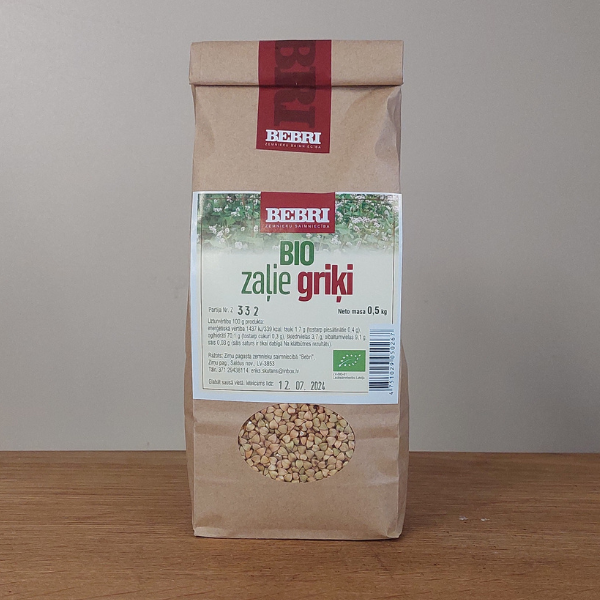 Organic green buckwheat