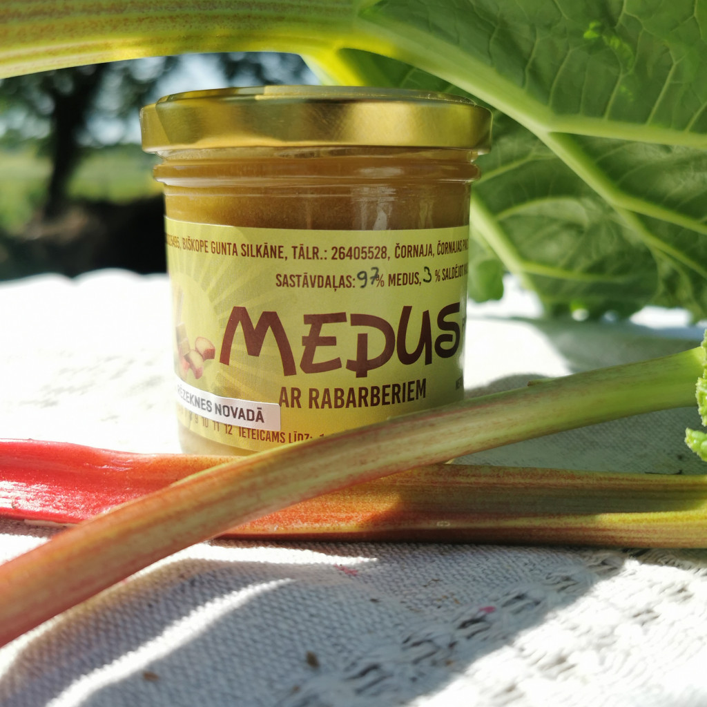 Honey with rhubarb