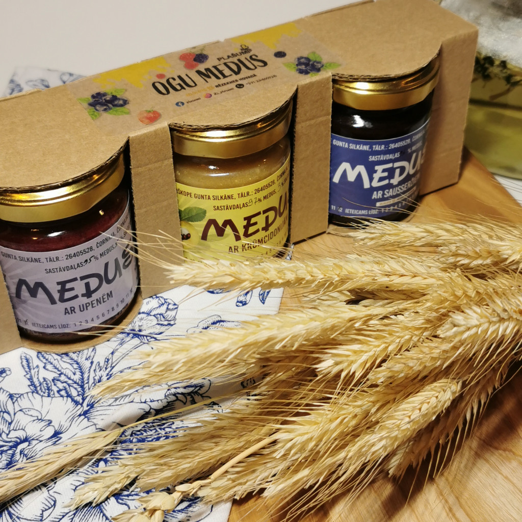Kinkekomplekt – marjameepurkide valik (3x150 g)
