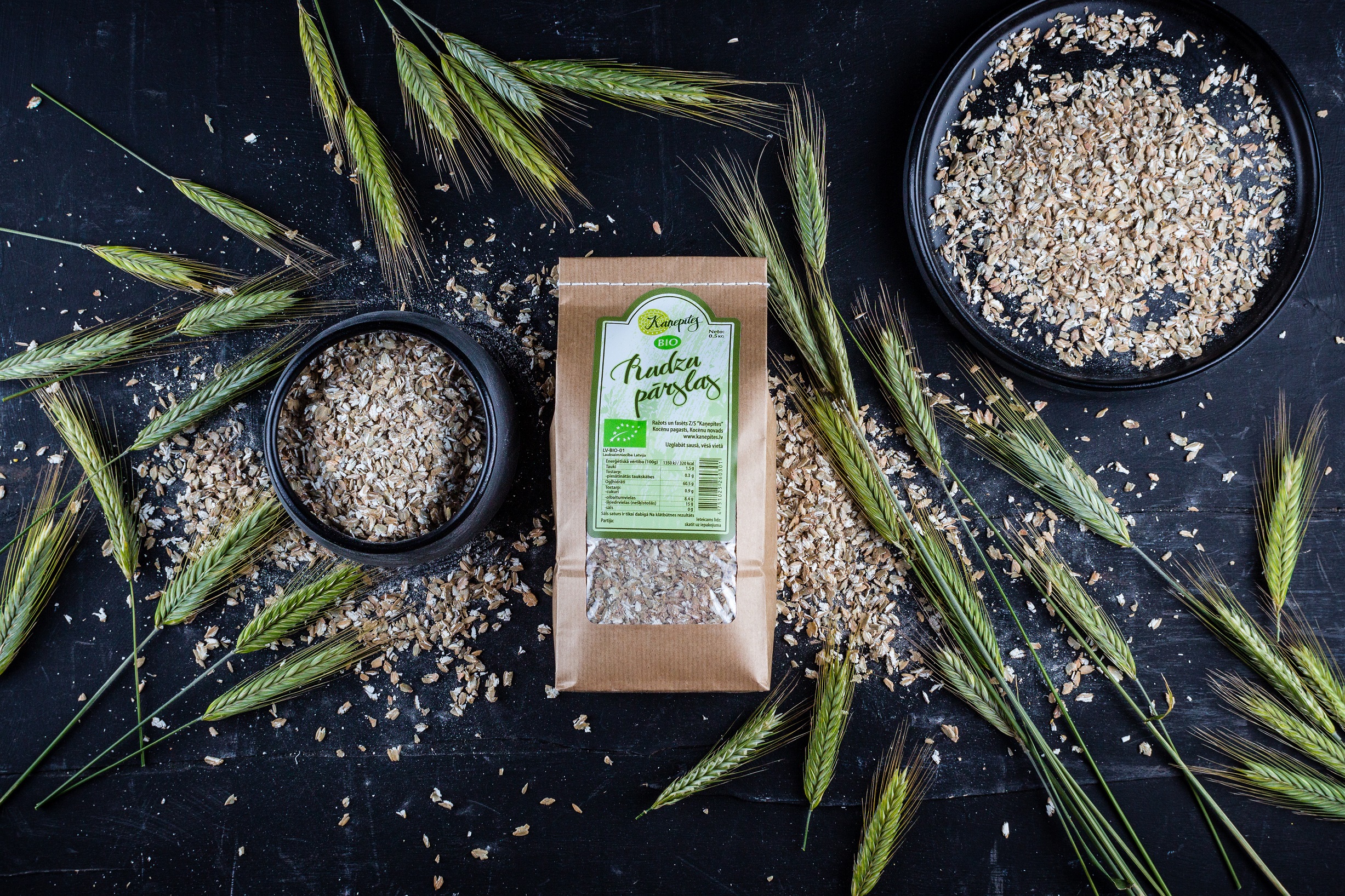 BIO rye flakes 0.5 kg