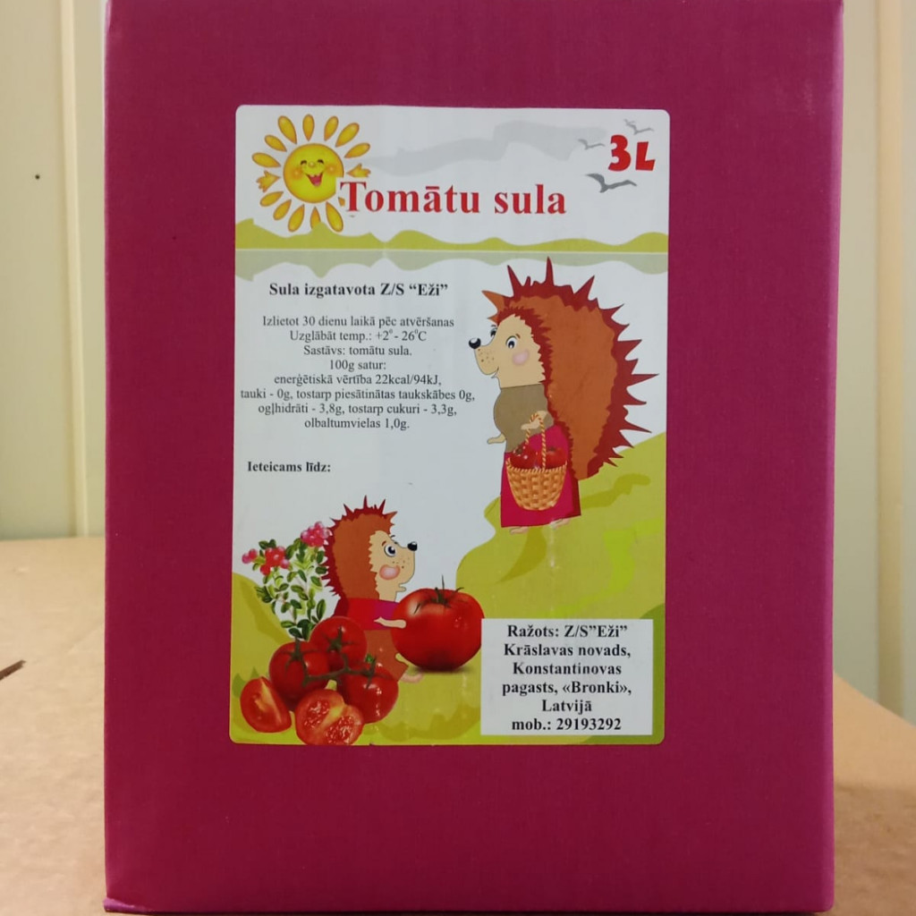 Tomato and bell pepper juice
