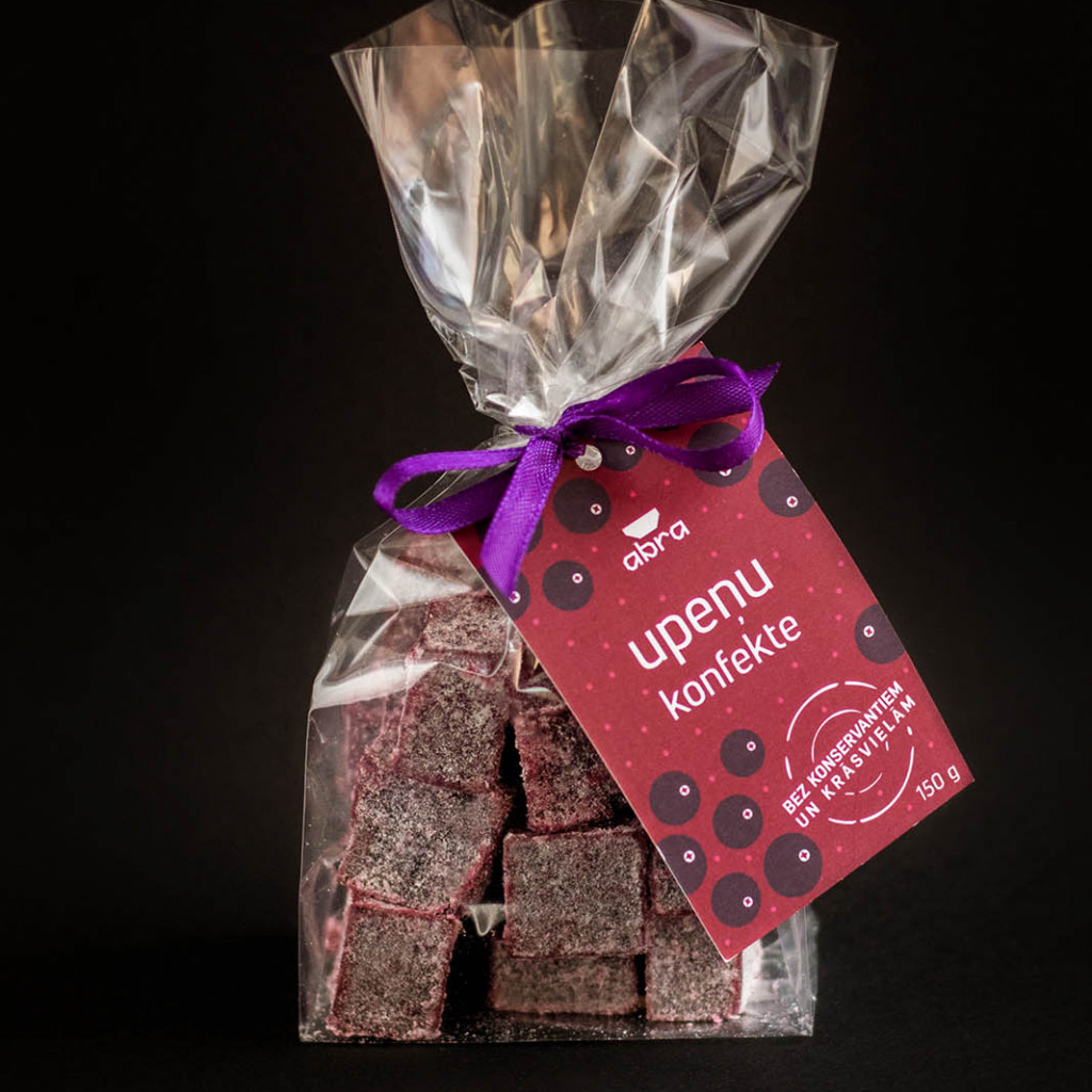 Juodųjų serbentų marmelado saldainiai 150 g