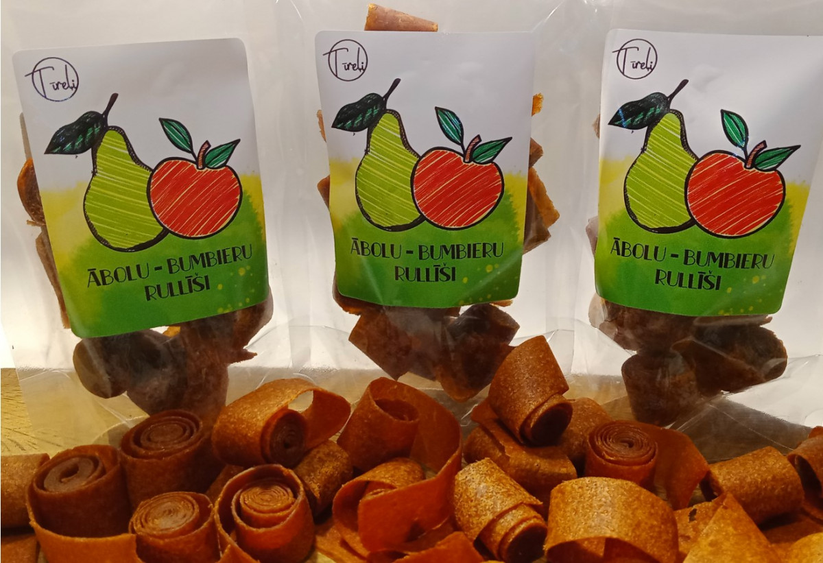 Apple and pear fruit rolls 100g